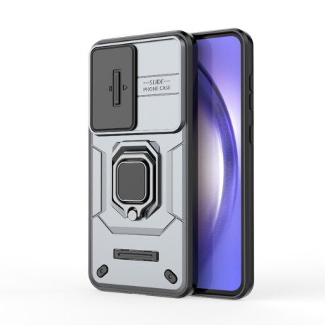 Протиударний чохол Sliding Camshield  для Samsung Galaxy A56 5G - сірий