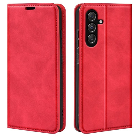 Чохол-книжка Retro Skin Feel Business Magnetic для Samsung Galaxy M34 - червоний