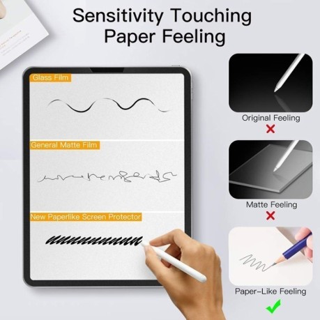 Защитная матовая пленка Matte Paperfeel Screen Protector для iPad Pro 11 2024