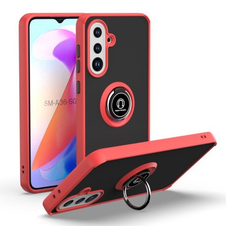 Противоударный чехол Q Shadow 1 Series для Samsung Galaxy A36 5G - красный