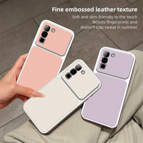 Противоударный чехол Lambskin Series Skin Feel Shockproof с мягким покрытием на Infinix Hot 70 5G / 4G — чёрный