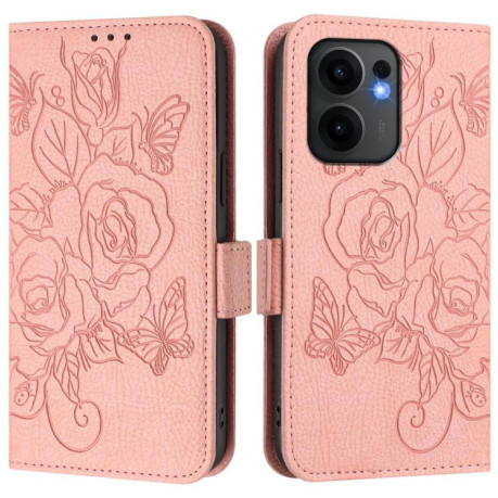 Чехол-книжка Magnetic RFID Anti-theft Leather для OPPO Reno13 F/Reno13 FS- розовый