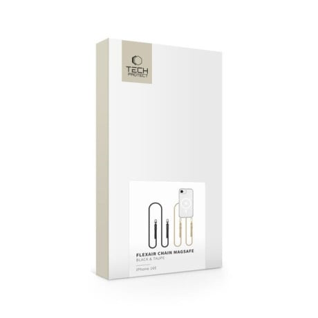 Чехол Tech-Protect FlexAir Chain MagSafe для iPhone 16e - Black/Beige