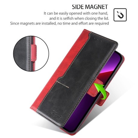 Чохол-книжка Contrast Color для Infinix Note 40 Pro 5G - червоний