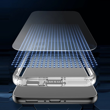 Противоударный чехол Wlons Ice Crystal для Samsung Galaxy S23+ 5G - серебристый