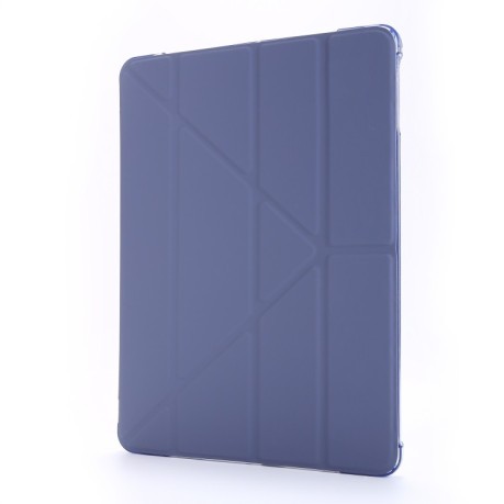 Противоударный чехол-книжка Airbag Deformation для iPad Air 2 - фиолетовый