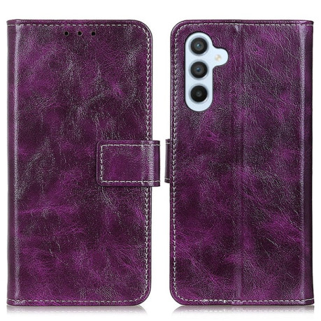 Чохол-книжка Magnetic Retro Crazy Horse Texture для Samsung Galaxy A16 5G - фіолетовий
