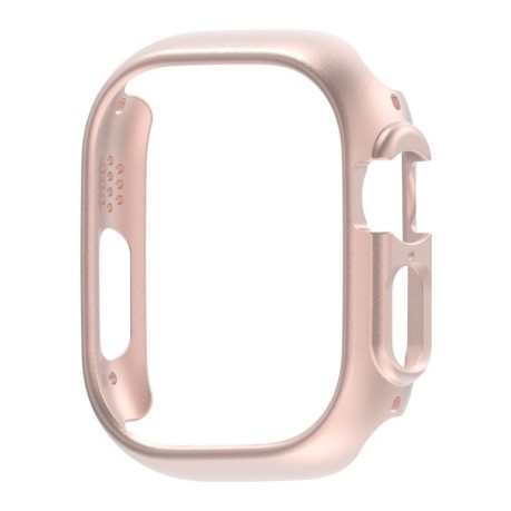 Противоударная накладка Hollow Electroplating для Apple Watch Ultra 49mm - розовое золото