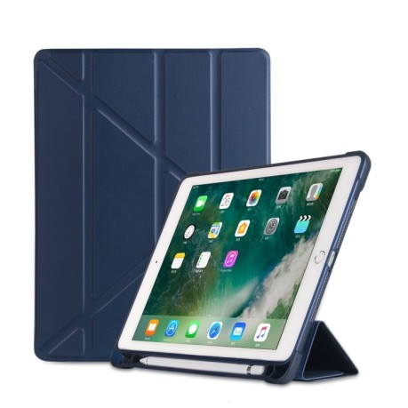 Чехол- книжка Multi-folding для iPad 9.7 (2018) / 9.7 (2017) / air / air2 - синий