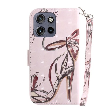Чехол-книжка 3D Painting для Motorola Edge 50 Neo 5G Global - High-heeled