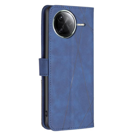 Чехол-книжка Rhombus Texture для Xiaomi Poco F7 Pro / F7 Ultra - синий