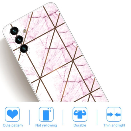 Протиударний чохол Abstract Marble Pattern для Samsung Galaxy A04s/A13 5G - рожевий