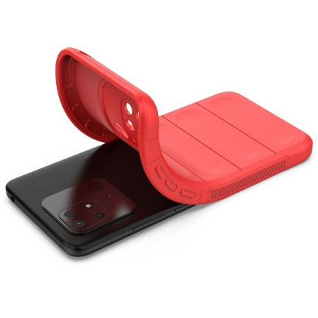Силиконовый чехол Magic Flannel для Xiaomi Poco C40/Redmi 10c - красный