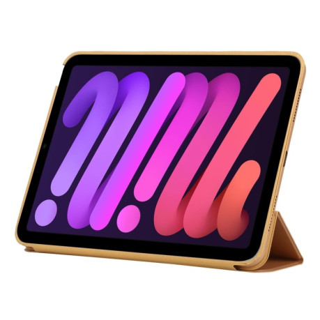 Чехол-книжка 3-fold Solid Smart для iPad mini 6 - золотой