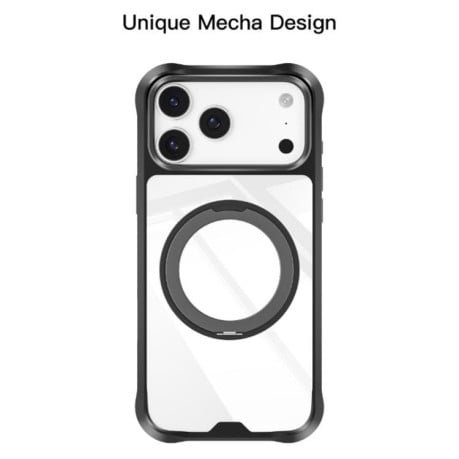 Противоударный чехол Mutural Xuan Armor Series MagSafe Magnetic Holde на iPhone 17 Pro Max - синий