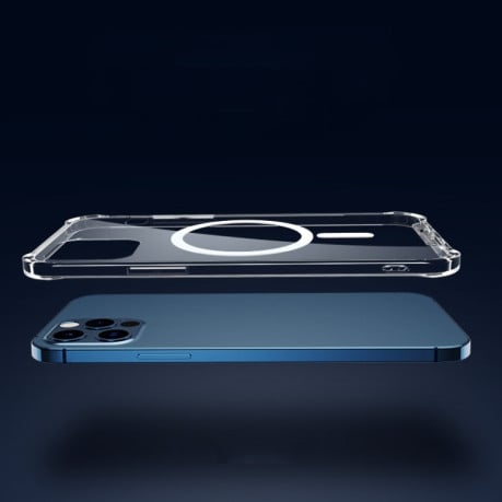 Чехол Clear Case MagSafe Simple Magnetiс для iPhone 11 Pro Max - прозрачный