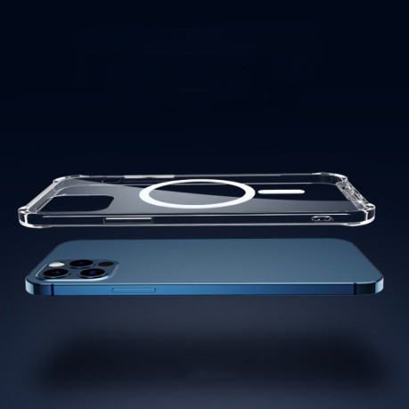 Чехол Clear Case MagSafe Simple Magnetiс для iPhone 13 mini - прозрачный