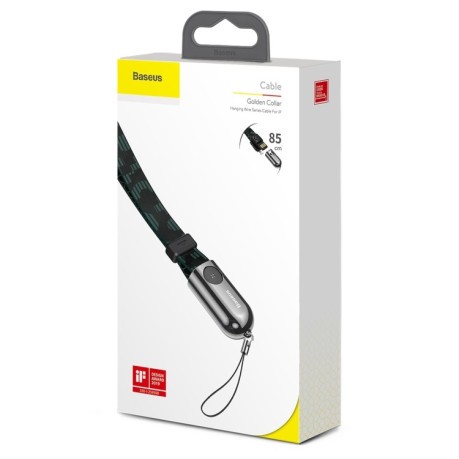 Зарядный кабель Baseus 2.4A Length: 85cm USB/Lightning для iPhone/iPad - черный
