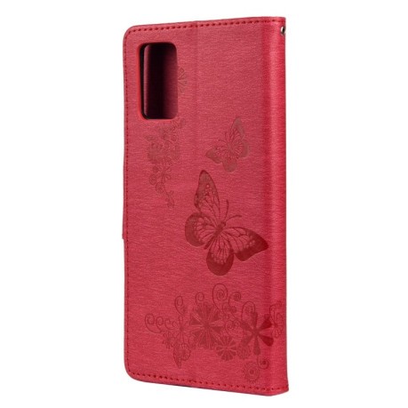 Чохол-книжка Floral Butterfly для Xiaomi Redmi Note 11 Pro 5G (China)/11 Pro+ - червоний