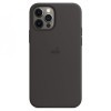 Силіконовий чохол Silicone Case Black на iPhone 12 Pro Max (без MagSafe) - преміальна якість