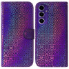 Чехол-книжка Solid Color Colorful на Samsung Galaxy A16 5G - фиолетовый