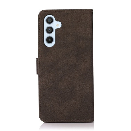 Чехол-книжка KHAZNEH Matte Texture для Samsung Galaxy A15 - коричневый
