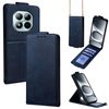 Флип чехол  Vertical Flip Cover Solid Color Vegan Leather на Xiaomi Redmi Note 15 Pro 5G Global  — синий