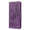Чехол-книжка Butterflies Embossing на Realme 7 Pro - фиолетовый