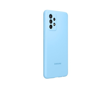 Оригинальный чехол Samsung Silicone Cover для Samsung Galaxy A72 - blue