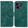 Чехол-книжка Little Tiger Embossed Leather на Realme C53/C51 / Narzo N53 - зеленый