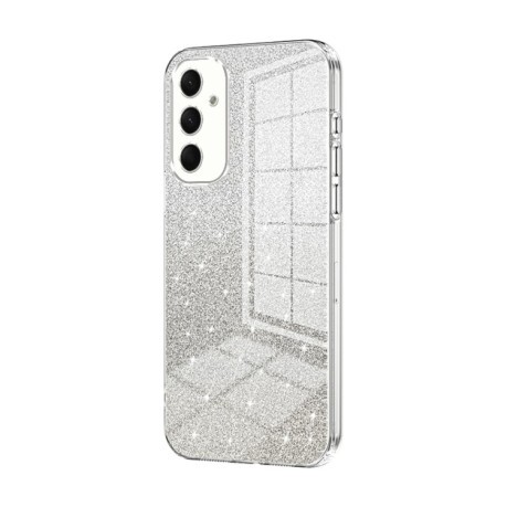 Ударозахисний чохол Gradient Glitter Powder Electroplated для Samsung Galaxy A16 5G - прозорий