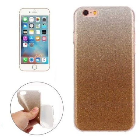 TPU Чехол IMD Color Fades Glitter Powder Gold для iPhone 6/ 6s