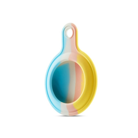 Силиконовый брелок Anti-scratch Rainbow с кольцом для AirTag - Four-color 1