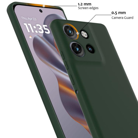Силіконовий чохол Shockproof Silicone Magsafe для Motorola Edge 50 Neo/Moto S50 - зелений