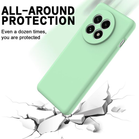 Силіконовий чохол Solid Color Liquid Silicone на OnePlus 13R/Ace 5/5 Pro - зелений