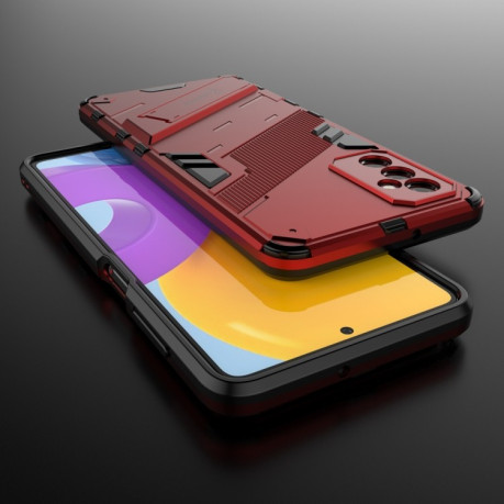 Противоударный чехол Punk Armor для Samsung Galaxy M52 5G - красный