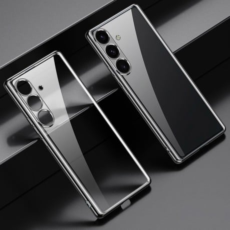 Чохол SULADA Electroplating Frosted TPU для Samsung Galaxy S24+ 5G - чорний