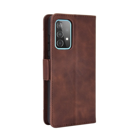 Чехол-книжка Skin Feel Calf на Samsung Galaxy A52/A52s - коричневый