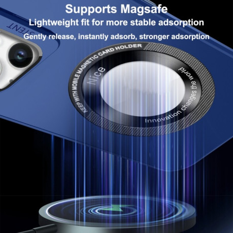 Протиударний чохол Skin Feel Magnifier MagSafe Lens для iPhone 15 - рожевий