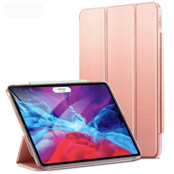 Чехол-книжка ESR Yippee Color на  iPad Pro 12.9 (2020) - розовое золото