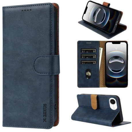 Чехол-книжка NBEKUS CSJ-P1 Solid Color Leather на iPhone 16e - синий