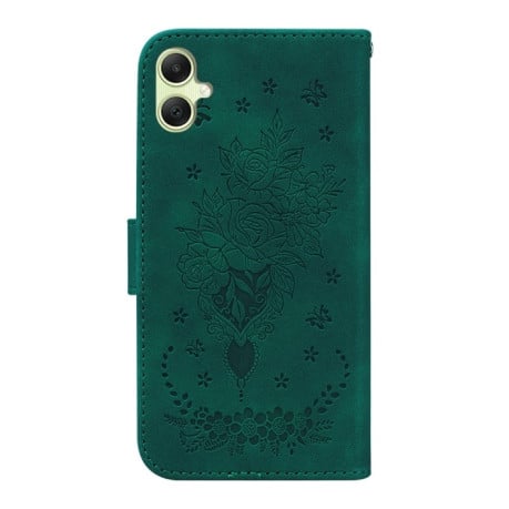 Чохол-книжка Butterfly Rose Embossed Samsung Galaxy A05 - зелений