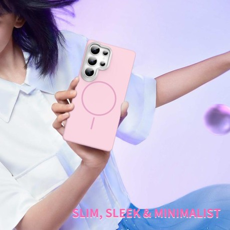 Чохол Armor PC Thin Circle з MagSafe для Samsung Galaxy S26+ 5G — титановий