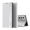 Чохол-книжка Electroplated Ultra-Thin для Samsung Galaxy S22 5G - сріблястий