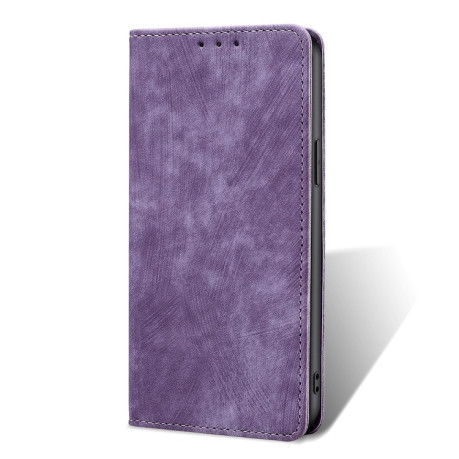 Чехол-книжка RFID Anti-theft Brush для Samsung Galaxy A04 - фиолетовый