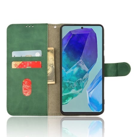Чохол-книжка Retro Skin Feel Business Magnetic для Samsung Galaxy M55 5G - зелений