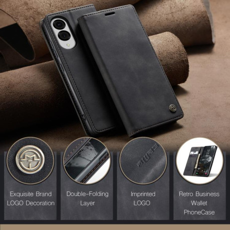 Чохол-книжка CaseMe-013 Multifunctional для Samsung Galaxy S25 Edge 5G - чорний