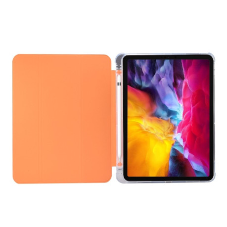Чехол-книжка 3-folding Electric Pressed  для iPad Pro 11 2021/2020/2018/Air 2020 - оранжевый