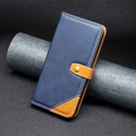 Чехол-книжка Matching Double Sewing для Samsung Galaxy A54 5G - синий