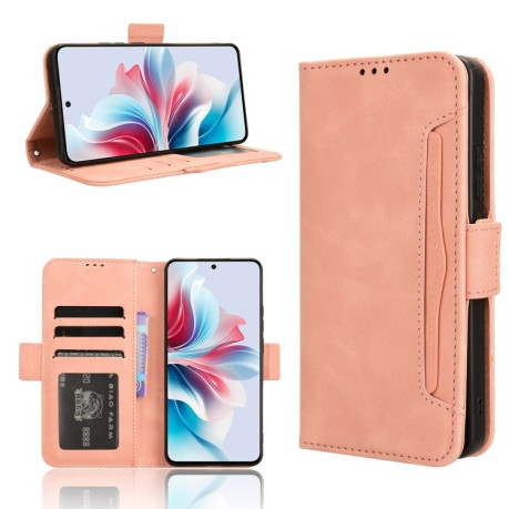 Чехол-книжка Skin Feel Calf на OPPO Reno11 F 5G / F25 Pro 5G - розовый